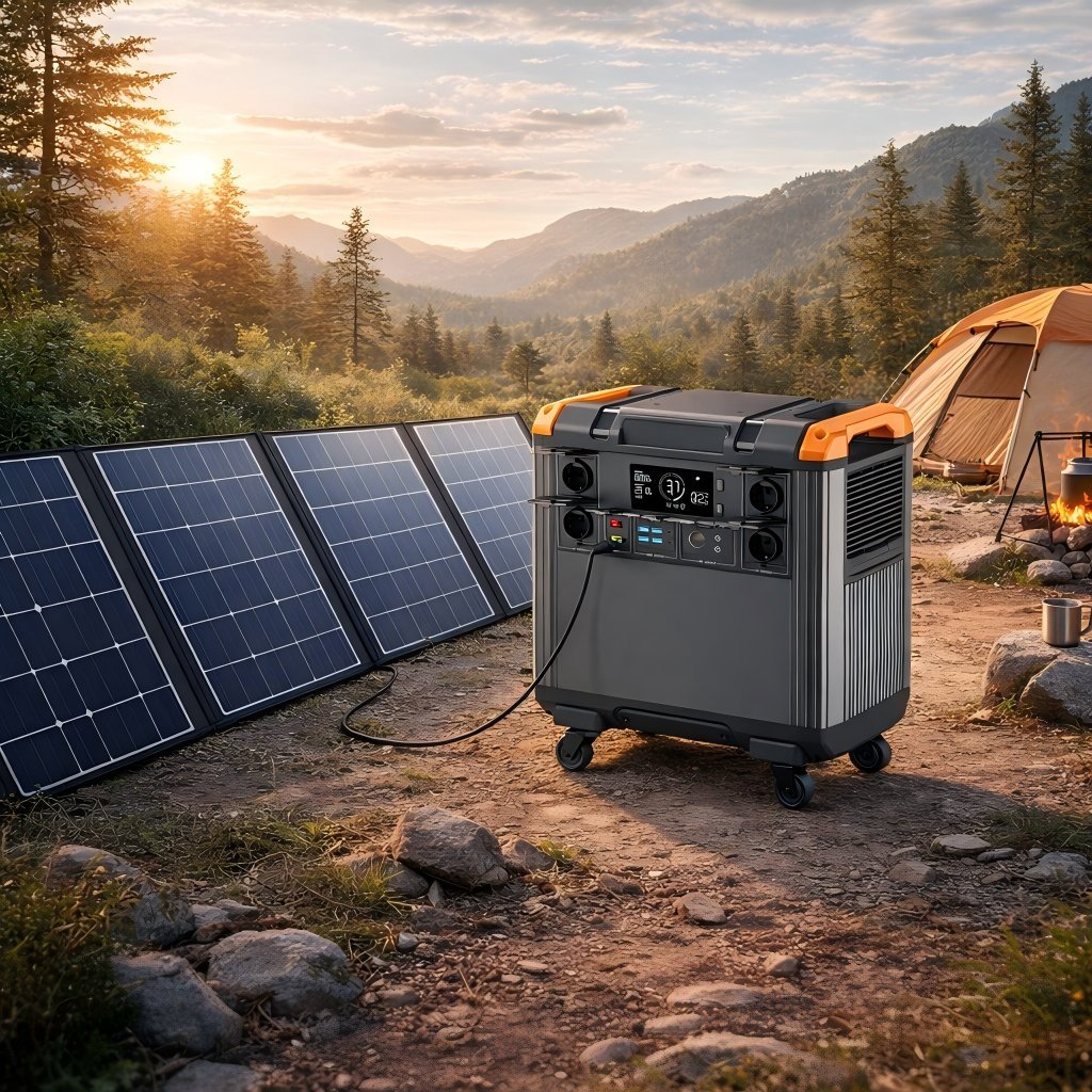 solar panel power station