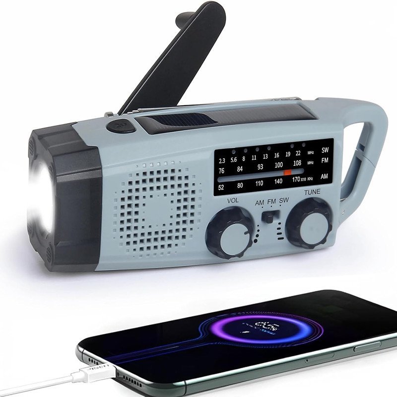 solar flashlight radio